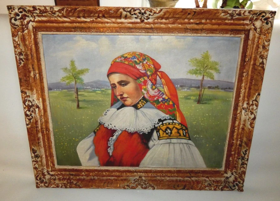 Obraz selka v kroji