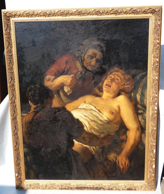 Obraz drama malíř Jan Čumpelík 1895 - 1965