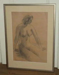 Obraz akt signováno A