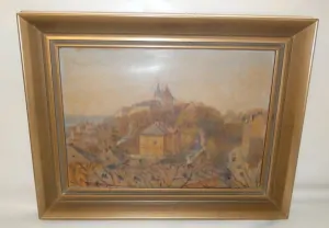 Obraz Praha Hradčany s letenských sadů