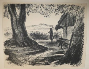 Grafika signováno Alois Moravec 1943
