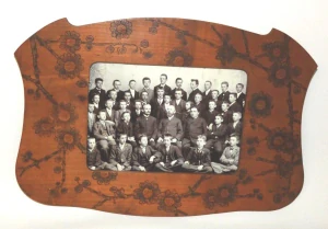 Secesní rám s dobovou fotografií 1900