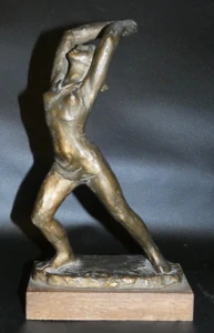 Socha gimnastky signováno A.Mrázek