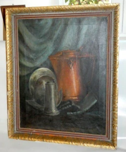 Obraz renesanční zatiší sig.Rydl 1930