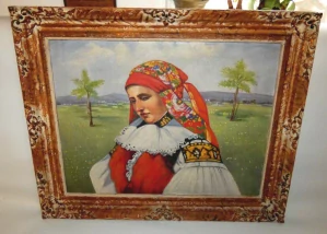 Obraz selka v kroji