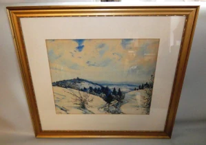 Obraz krajina Václav Jícha 1874 - 1950