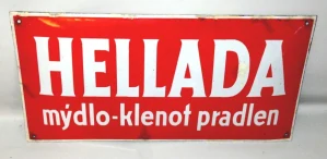 Reklamní cedule Hellada