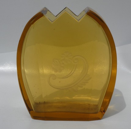 Stará broušená váza Art deco