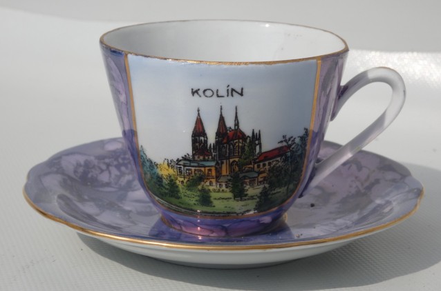 Porcelánový hrnek Kolín