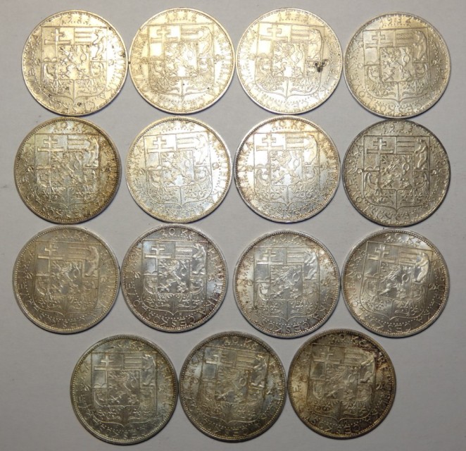 Mince 20 koruny československo 1932