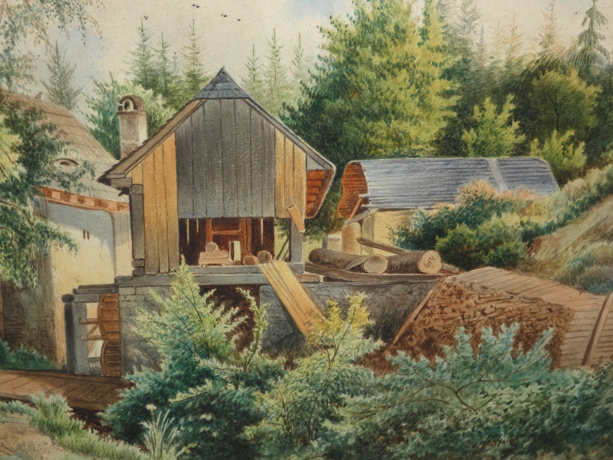 Obraz pila 19.století