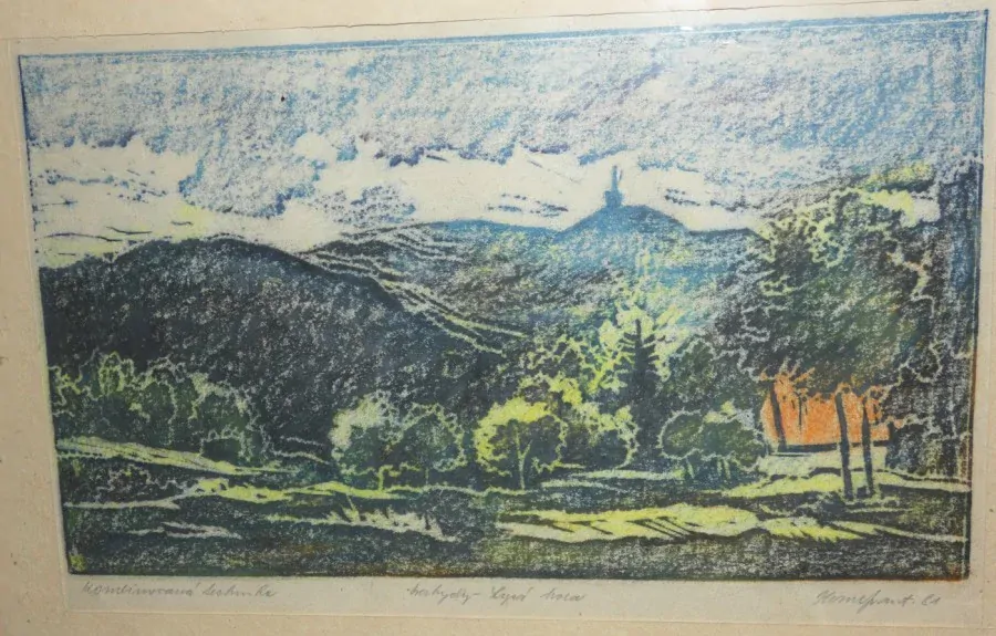 Obraz Beskydy Lysá hora signováno