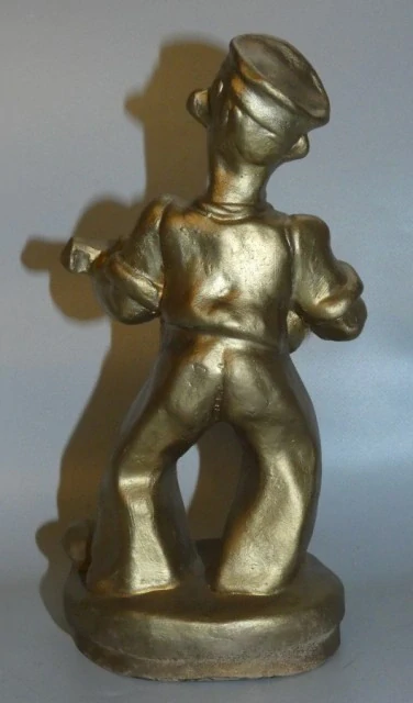 Soška námořníka zanečno made in Czechoslovakie