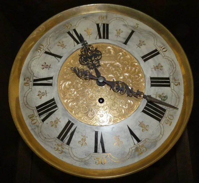 Podlahové hodiny Vídenské baroko Johan Tyrichter Wien