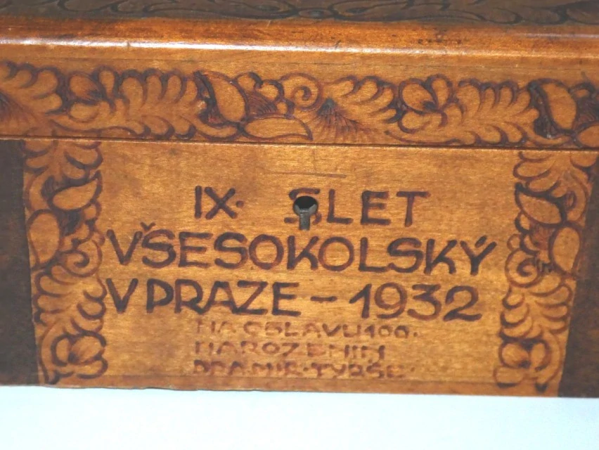 Šperkovnice Všesokolský slet v Praze 1932