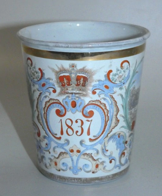 Smaltovaný pohár Viktorie 1837 - 1897