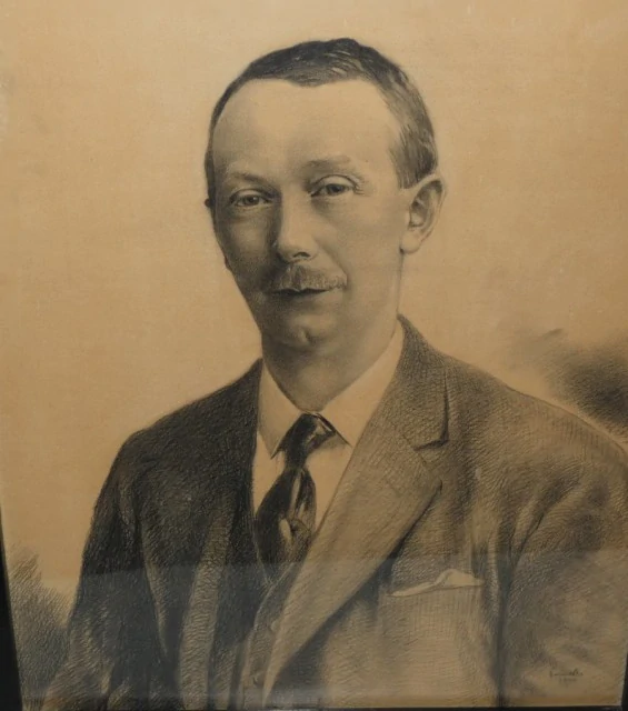 Obraz portrét sig.Pavelka 1940