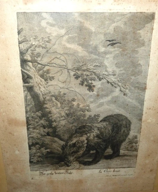 Obraz lovecká romantika sig.Johan Elias Ridinger 1698 - 1767