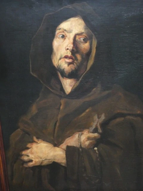 Obraz svatého Františka Neapolská škola
