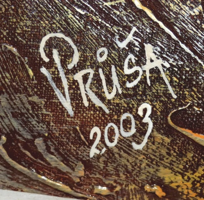 Obraz moderna signováno V.Průša