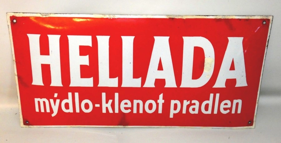 Reklamní cedule Hellada