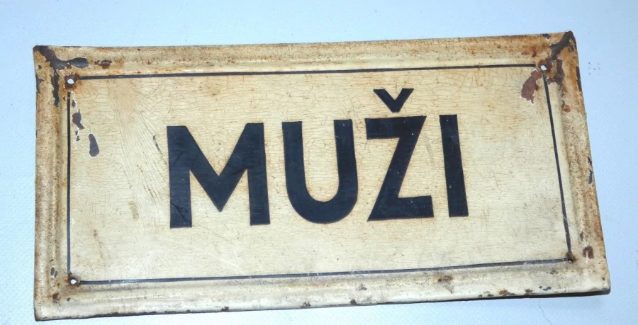 Cedulka Muži
