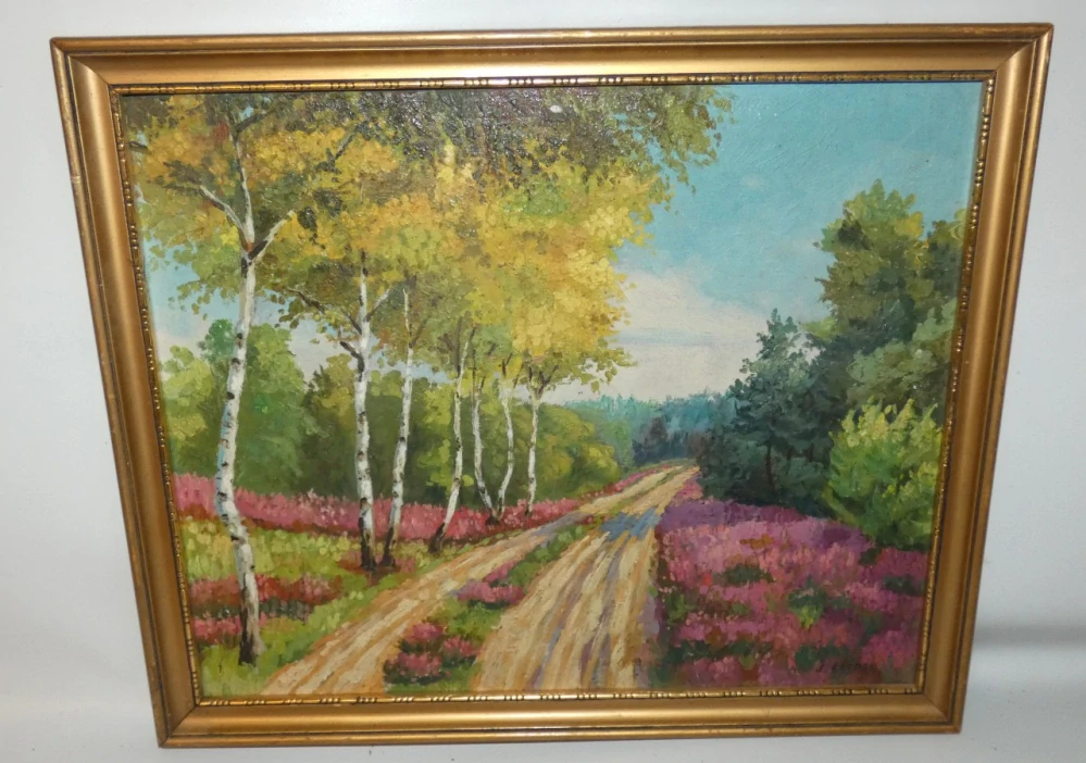 Obraz krajiny sig.J.Kašpar