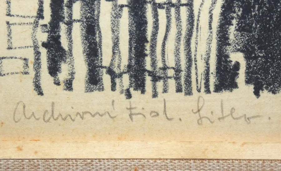 Obraz Brněnská radnice signováno Zdeněk Šindlar