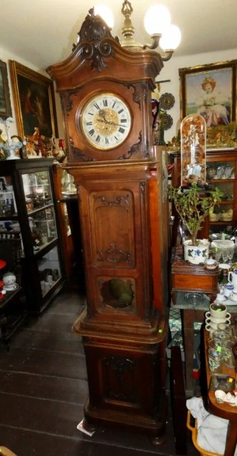 Podlahové hodiny Vídenské baroko Johan Tyrichter Wien