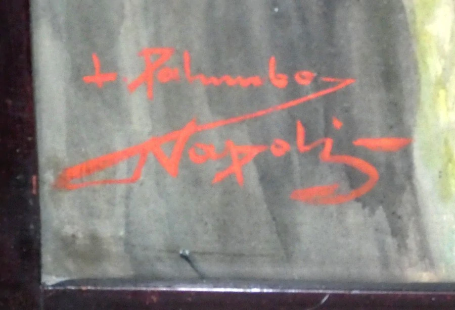 Párové obrazy portréty Italie -Luigi Palumbo (Napoli, 1859 - 1916)