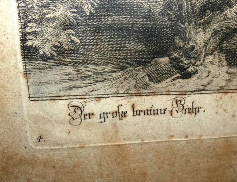 Obraz lovecká romantika sig.Johan Elias Ridinger 1698 - 1767