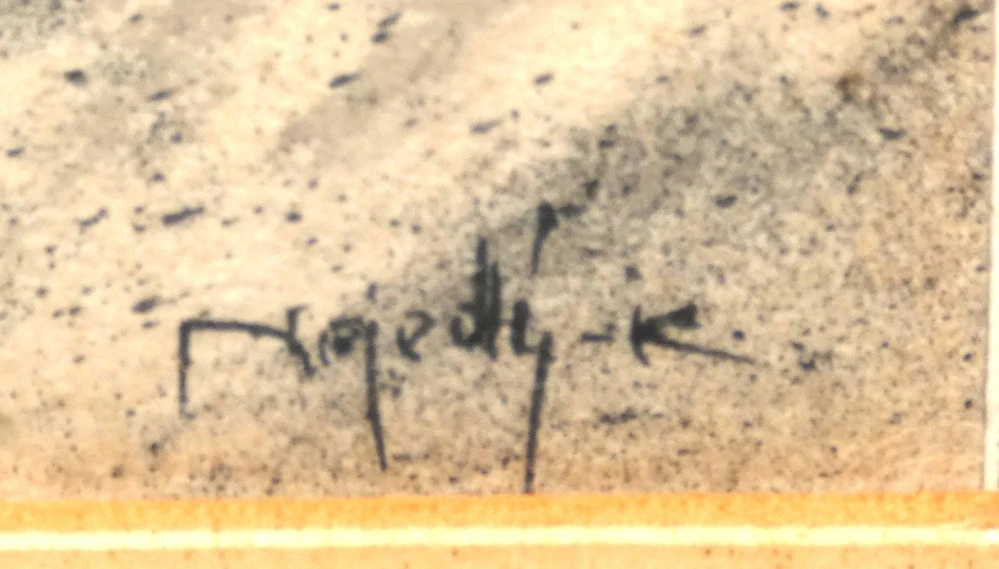 Obraz manželé sig.Nejedlý K.