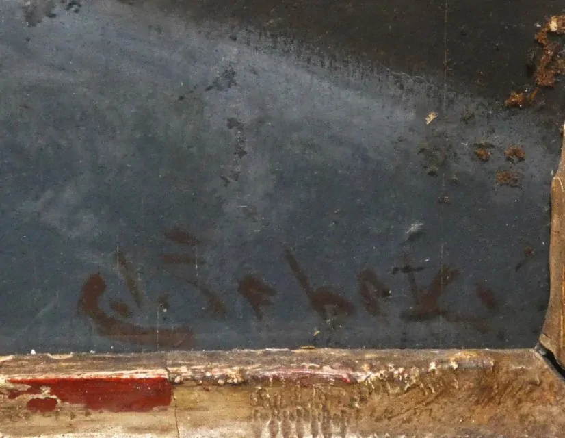 Obraz z Chodska signováno Jan Šebek (1890 - 1966)