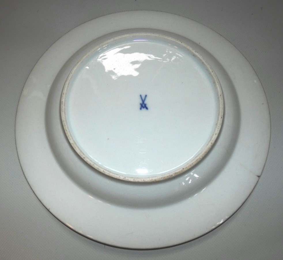 Dezertní talíř Míšeň 1920