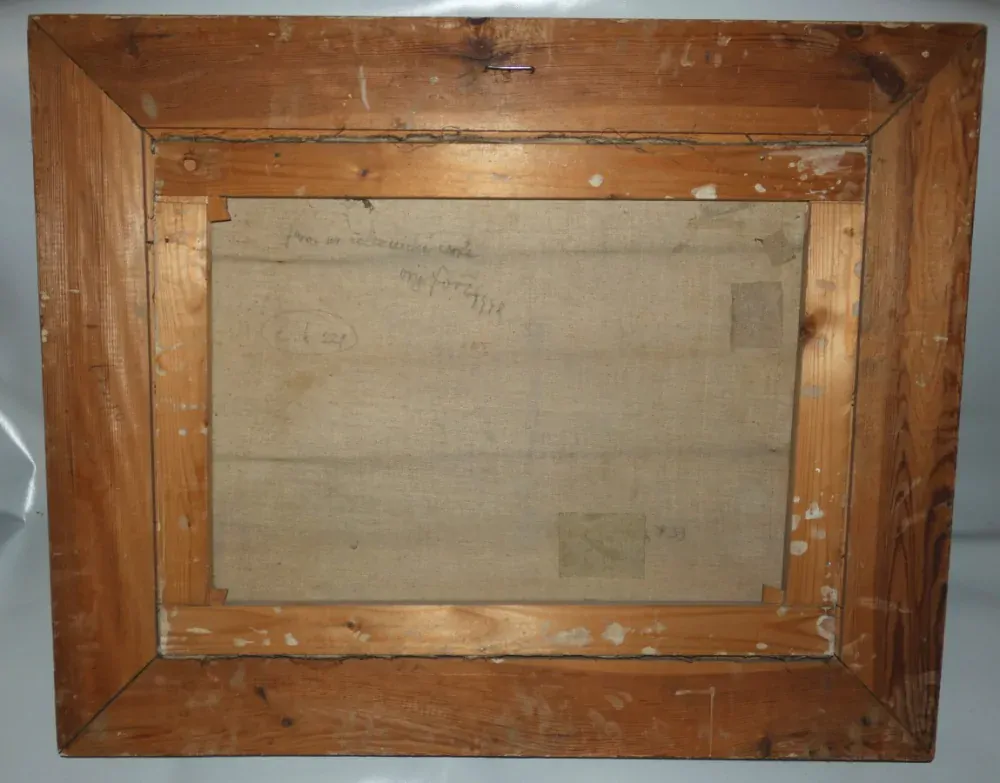 Obraz Jaro na Železnické cestě signováno Fořt 1948