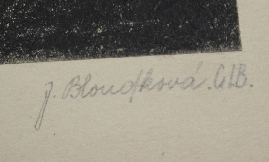 Mácha Cikáni signováno J.Bloudková