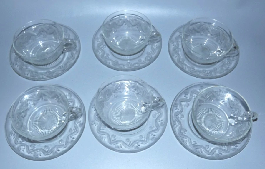 Art deco šálky na čaj