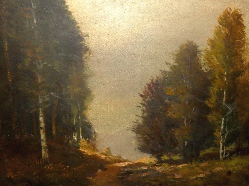 Obraz Krajina signováno Augustín Čermák