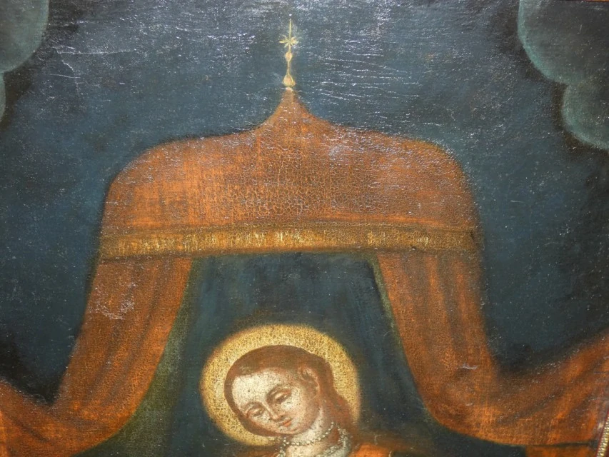Obraz kojící Madony 19.století