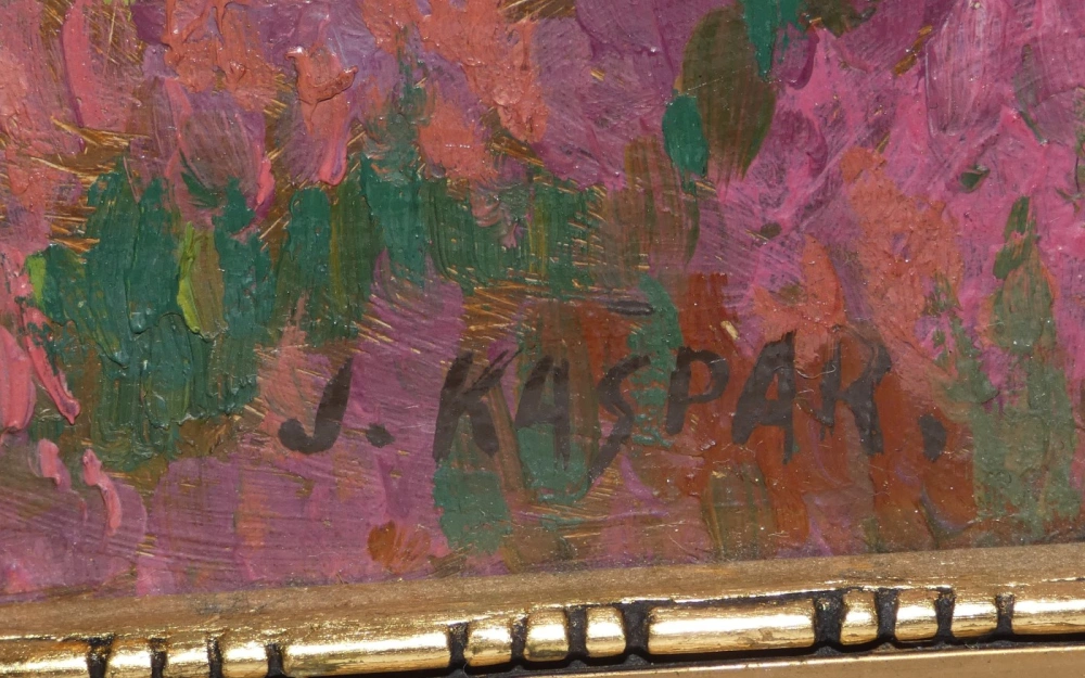 Obraz krajiny sig.J.Kašpar