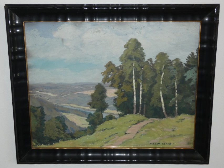 Obraz krajina signováno Otakar Hůrka