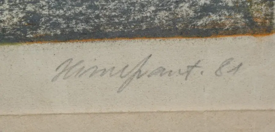 Obraz Beskydy Lysá hora signováno