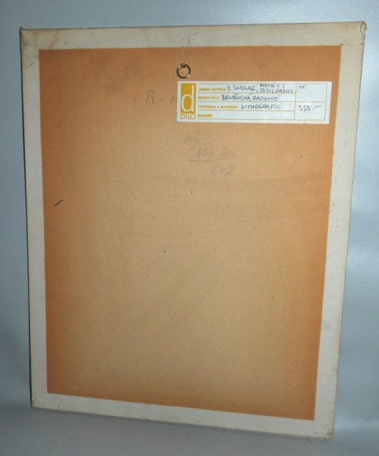 Obraz Brněnská radnice signováno Zdeněk Šindlar