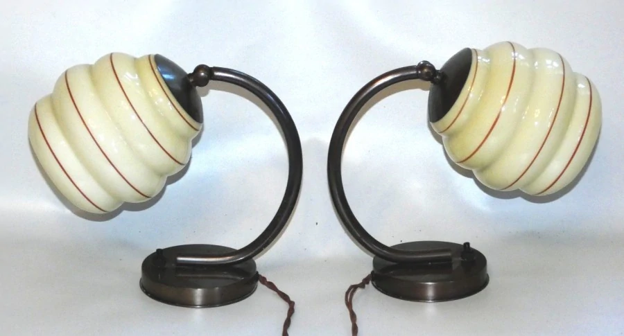 Párové lampy Art deco