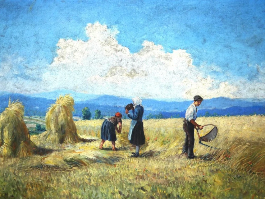 Obraz žně 1920