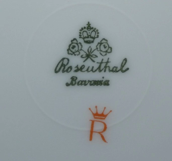 Dezertní talíře značeno Rosethal Bavaria