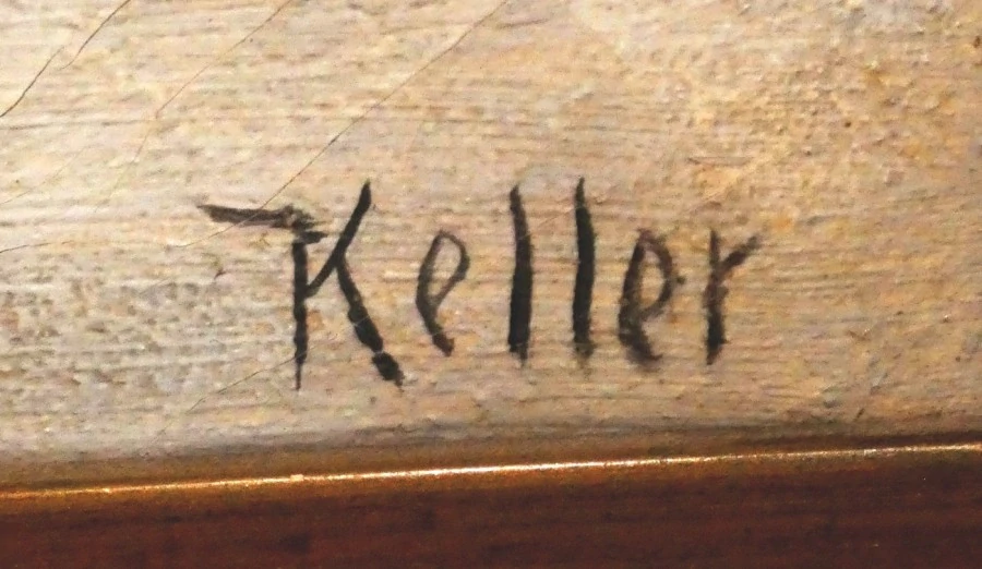 Obraz Krkonoše Sněžka signováno Keller