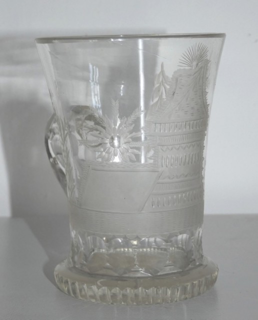 Broušený pohár 1.pol.19.století