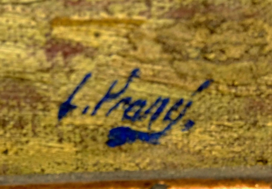 Párové figurální obrazy signované Ladislav Vraný