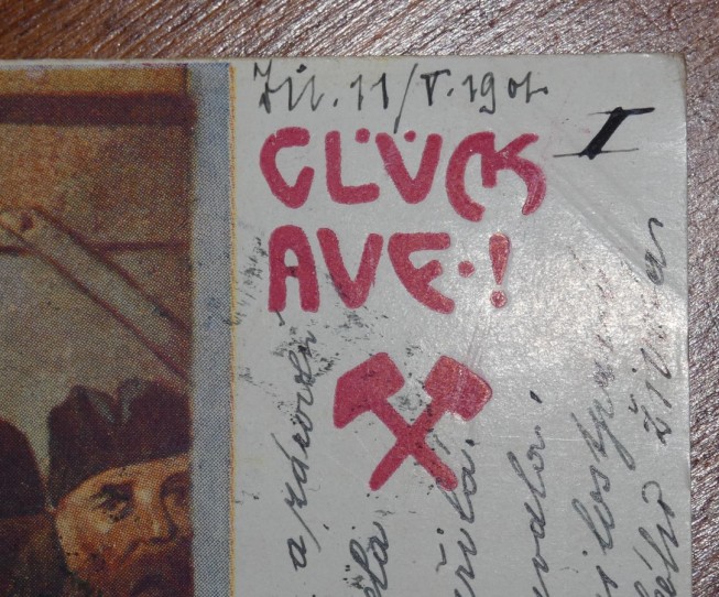 Soubor starých pohlednic Havířství 1901 Gluck AVF